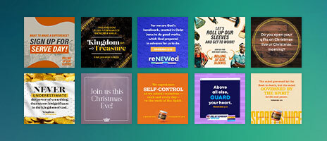 Sermon Series with matching web and social graphics