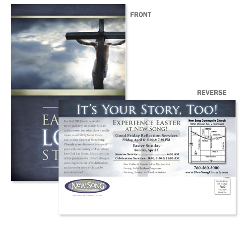 Easter Postcards, Easter Church Postcards - Outreach.com