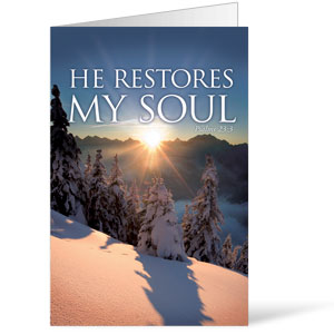 Restores My Soul  8.5 x 14 Bulletins