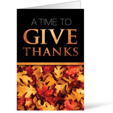 Time To Give Thanks Bulletin