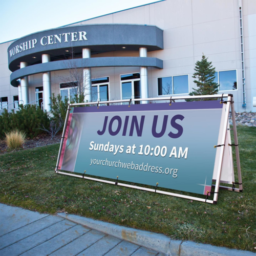 Mosaic Welcome Banner - Church Banners - Outreach Marketing