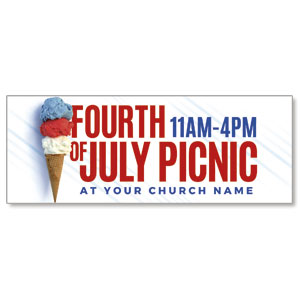 Fourth of July Picnic ImpactBanners