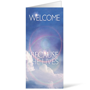 He Lives Welcome 11 x 17 Bulletins