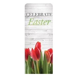 Easter Invited Wood 2'7" x 6'7" Sleeve Banners