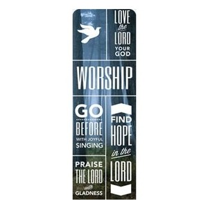 Phrases Worship 2' x 6' Sleeve Banner