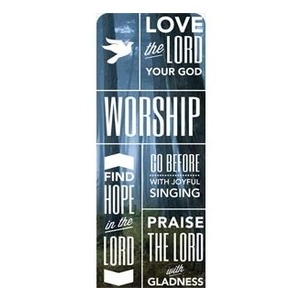 Phrases Worship 2'7" x 6'7" Sleeve Banners