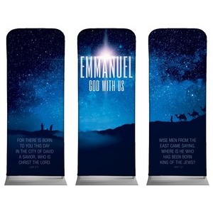 God With Us  2'7" x 6'7" Sleeve Banners