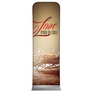 Love Paid in Full 2' x 6' Sleeve Banner
