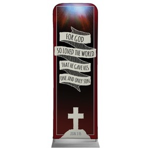 Hand Drawn Ribbon Good Friday 2' x 6' Sleeve Banner