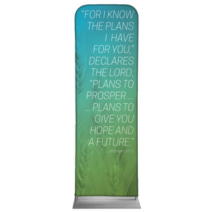 Color Wash Jer 29:11 2' x 6' Sleeve Banner