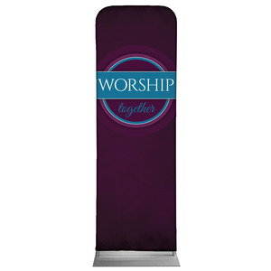 Together Circles Worship 2' x 6' Sleeve Banner