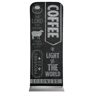 Chalkboard Art Coffee 2'7" x 6'7" Sleeve Banners