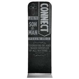 Chalkboard Art Connect 2' x 6' Sleeve Banner