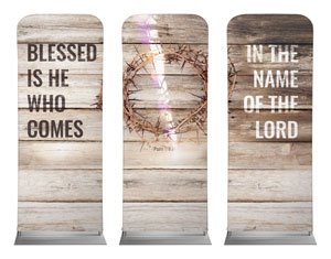 Blessed Is He 2'7" x 6'7" Sleeve Banners
