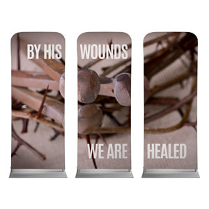 By His Wounds 2'7" x 6'7" Sleeve Banners