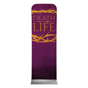 Death to Life Purple 2' x 6' Sleeve Banner