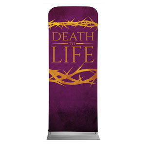 Death to Life Purple 2'7" x 6'7" Sleeve Banners