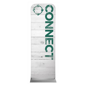 Shiplap Connect White 2' x 6' Sleeve Banner