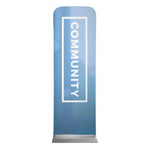 Shimmer Community 2' x 6' Sleeve Banner