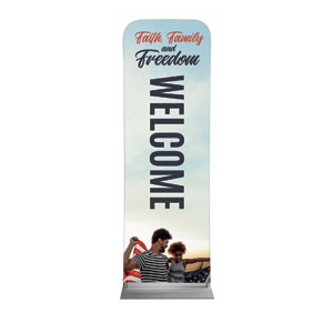 Faith Family Freedom Together 2' x 6' Sleeve Banner