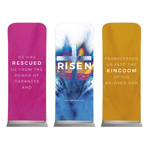 Easter Changed Everything Triptych 2'7" x 6'7" Sleeve Banners