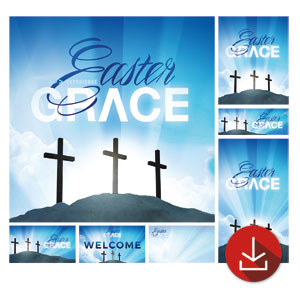 Easter Grace Church Graphic Bundles