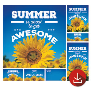 Summer is Awesome Church Graphic Bundles