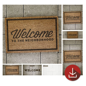 WelcomeOne Welcome Mat Church Graphic Bundles