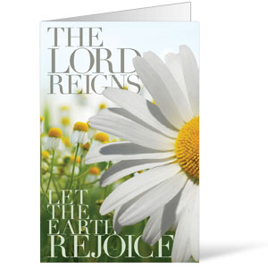 The Lord Reigns 8.5 x 11 Bulletins 8.5 x 11