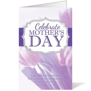 Mothers Tulips 8.5 x 11 Bulletins 8.5 x 11