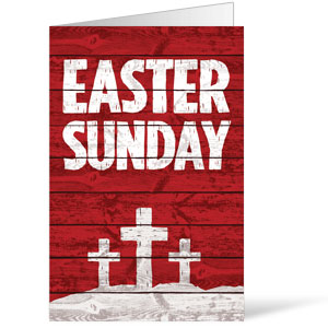 Easter Wood Red Bulletins 8.5 x 11