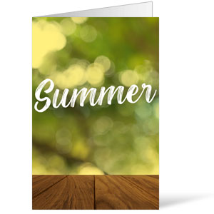 Summer At Table Bulletins 8.5 x 11