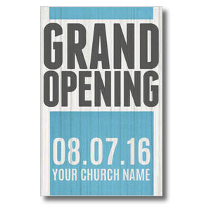 Grand Opening Wood 4/4 ImpactCards