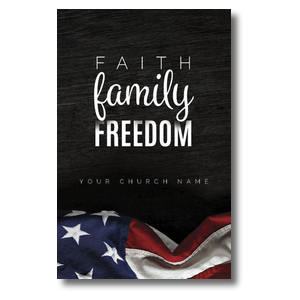 Faith Family Freedom 4/4 ImpactCards