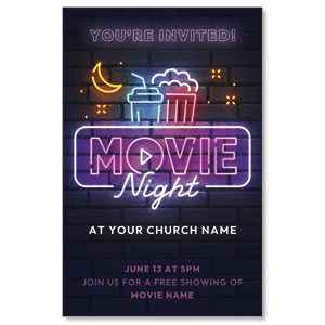 Neon Movie Night 4/4 ImpactCards