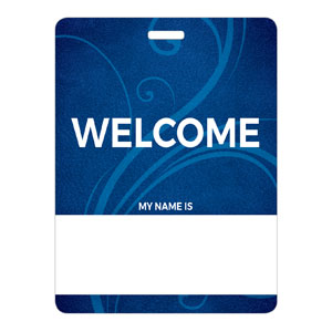 Flourish Welcome Name Badges