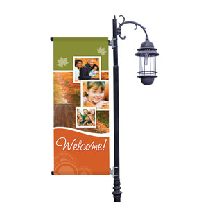 Fall Path Light Pole Banners