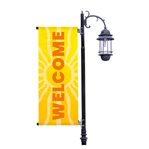 Summer Rays Light Pole Banners
