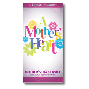 A Mothers Heart 11 x 5.5 Oversize Postcard 11" x 5.5" Oversized Postcards