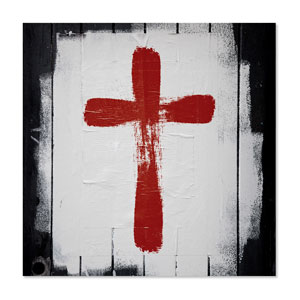 Mod Cross 1 23" x 23" Rigid Wall Art