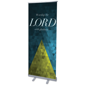 Majesty Triptych R 2'7" x 6'7"  Vinyl Banner