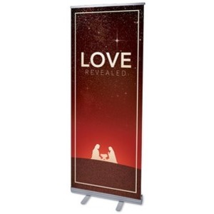 Love Revealed 2'7" x 6'7"  Vinyl Banner