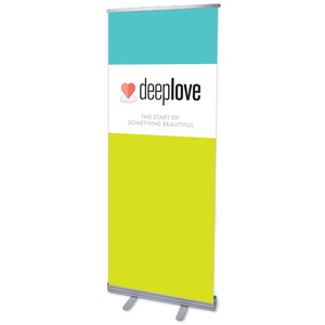 Deep Love 2'7" x 6'7"  Vinyl Banner