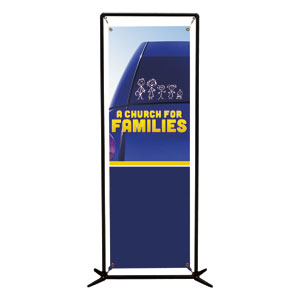 Church for Families 2' x 6' Banner