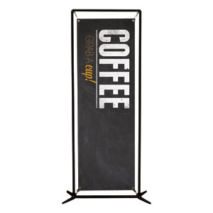 Slate Coffee 2' x 6' Banner