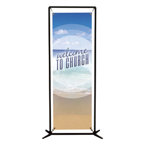 Season Welcome Ocean 2' x 6' Banner