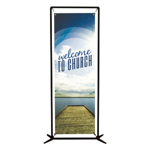 Season Welcome Lake 2' x 6' Banner