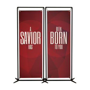 Savior Pair 2' x 6' Banner