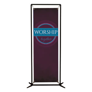 Together Circles Worship 2' x 6' Banner