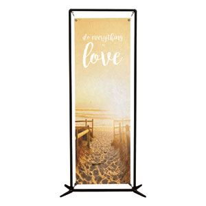 Photo Scriptures 1 Cor 16:14 2' x 6' Banner